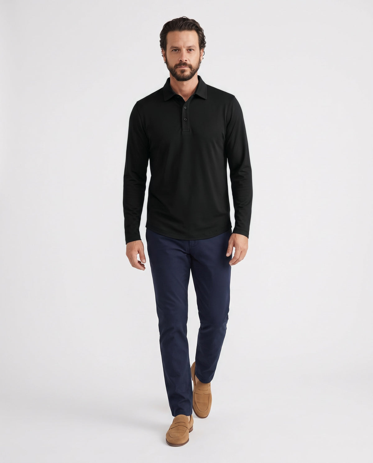 Pima Polo in Espresso