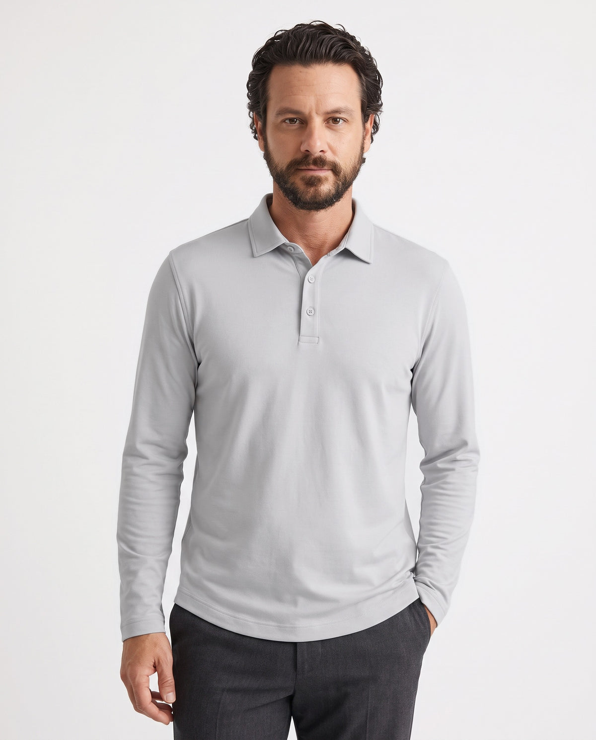 Pima Polo in Pebble