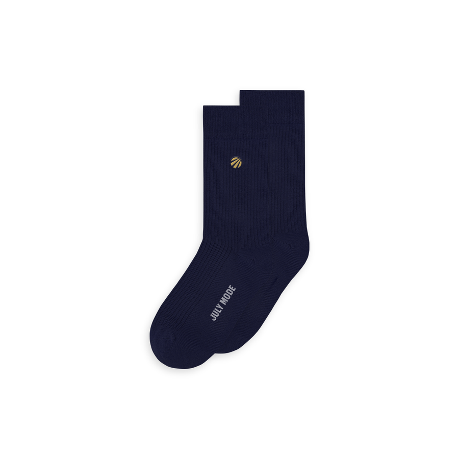 Deep Sea organic cotton crew sock