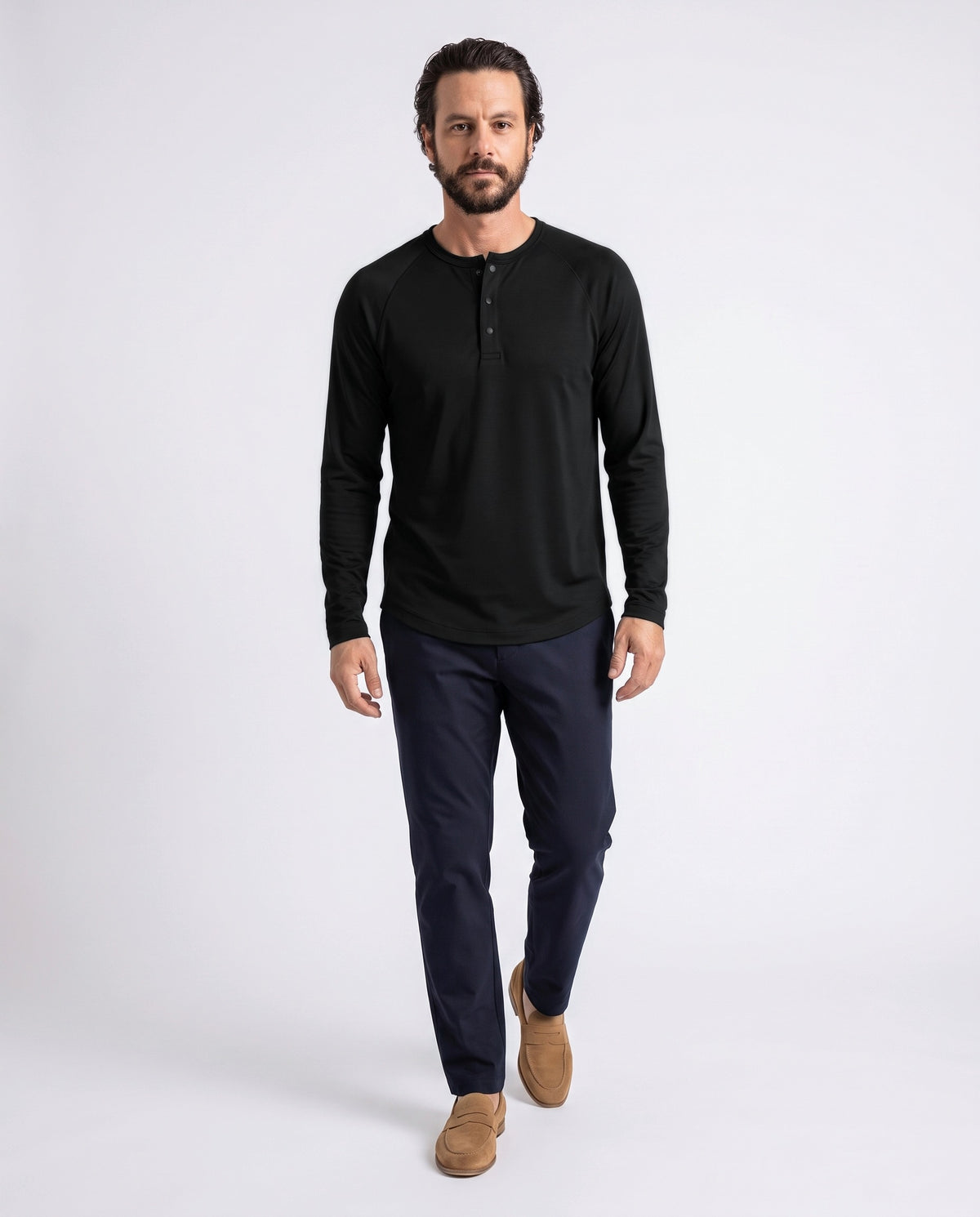 Pima Henley in Espresso