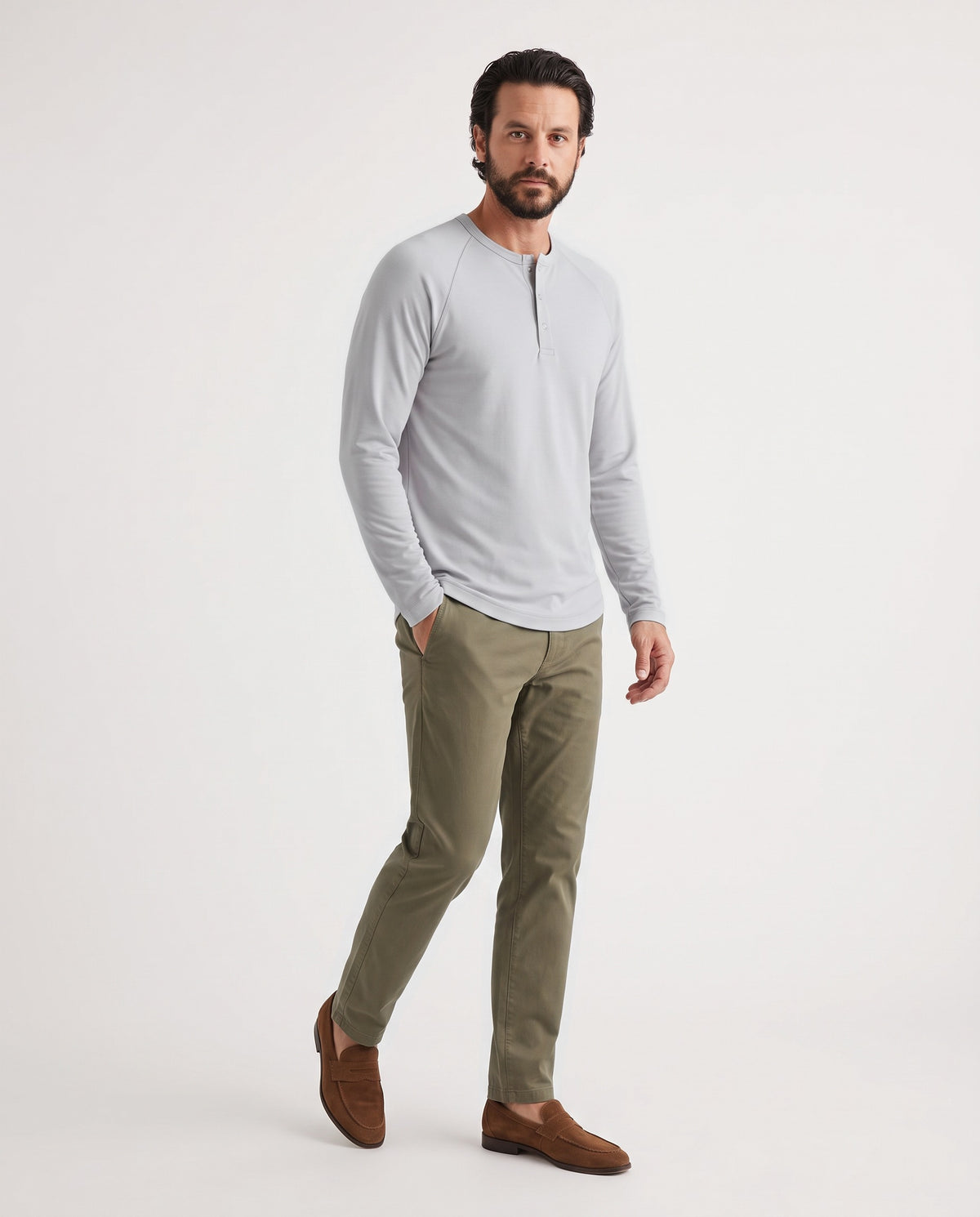Pima Henley in Pebble
