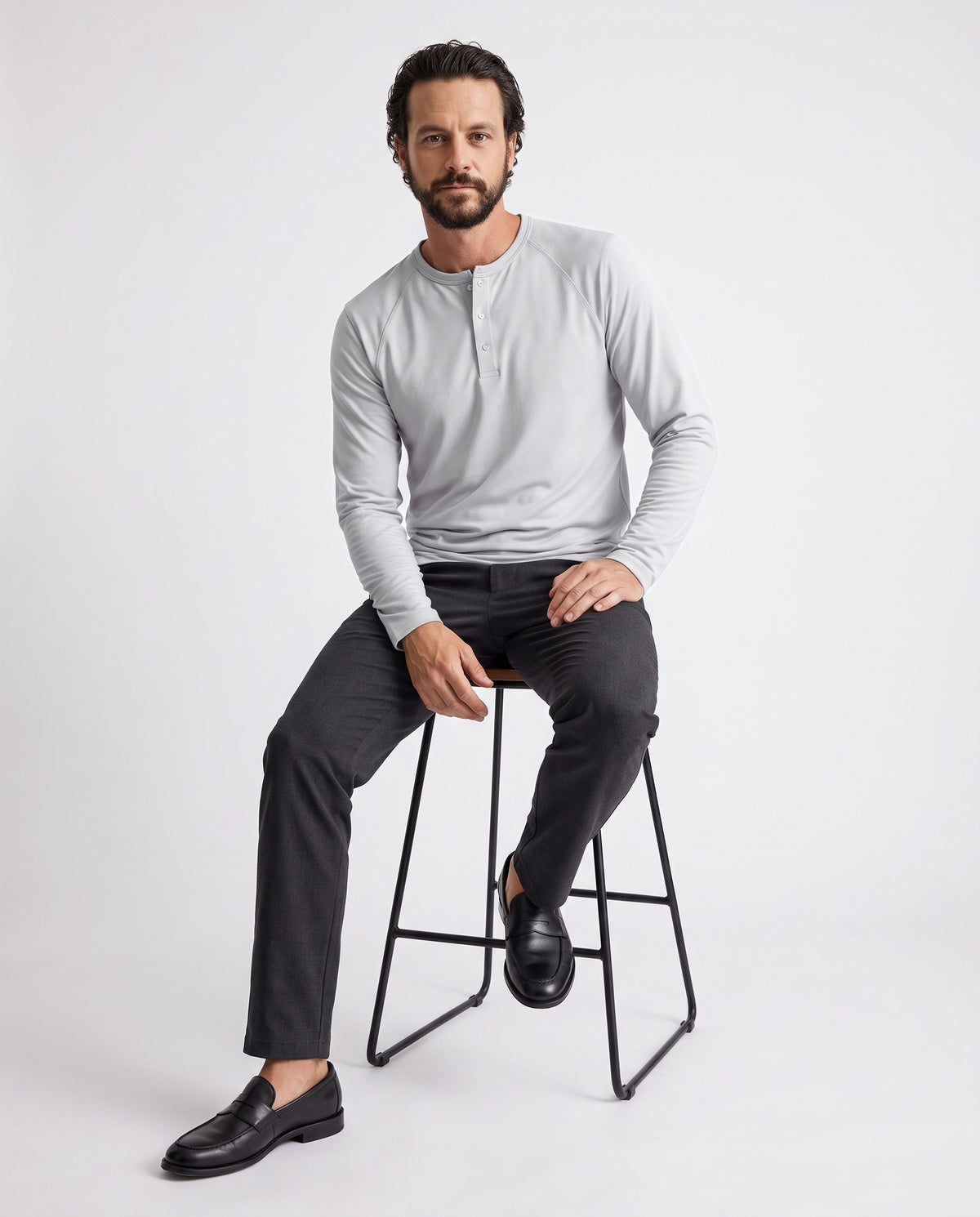 Pima Henley in Pebble