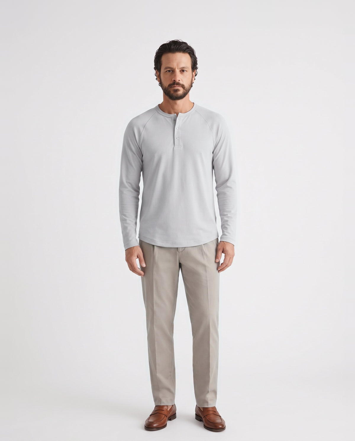 Pima Henley in Pebble