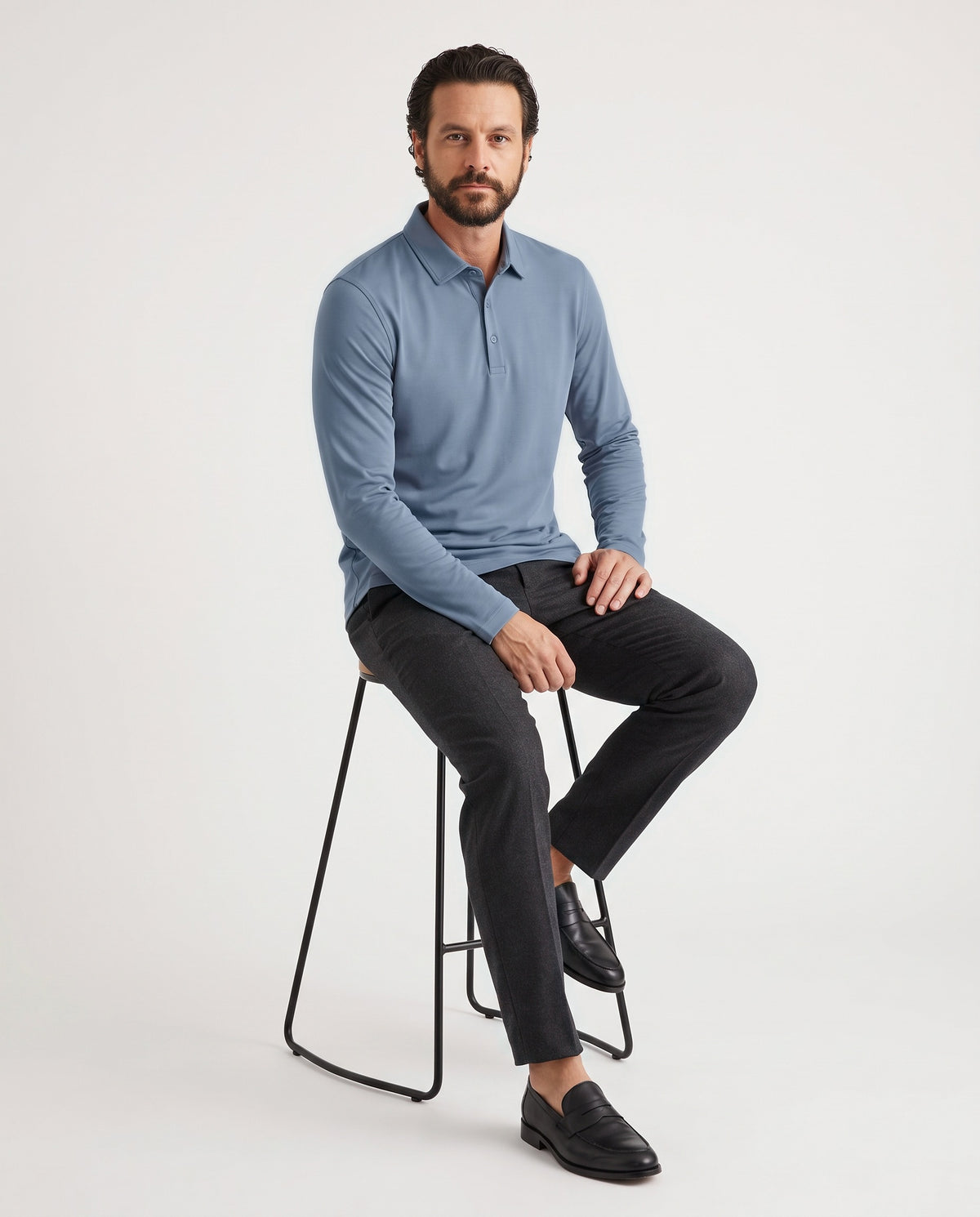 Pima Polo in Blue Jay