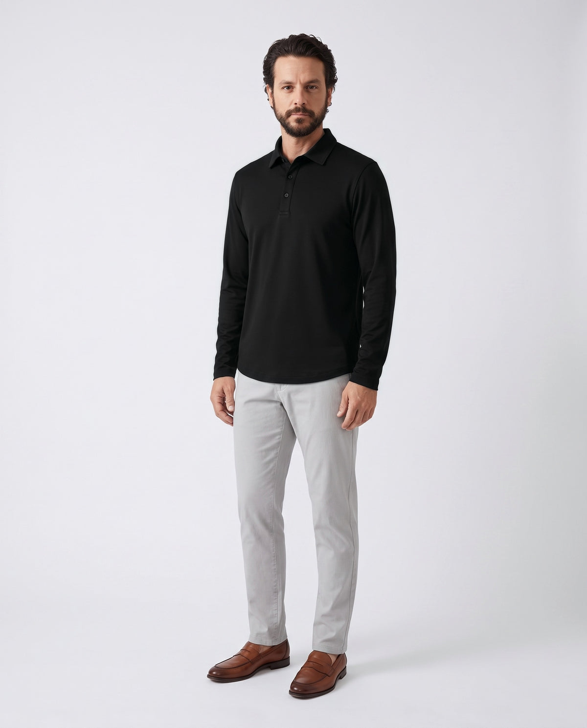 Pima Polo in Espresso