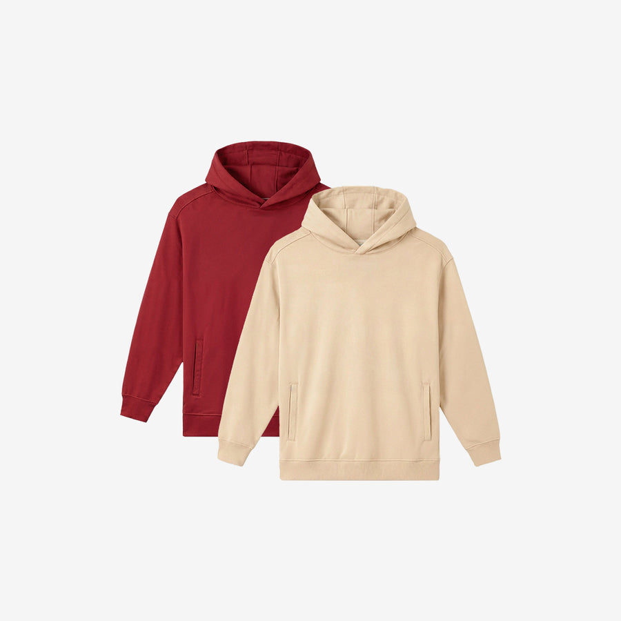 Crimson & Cream Hoodie 2-Pack