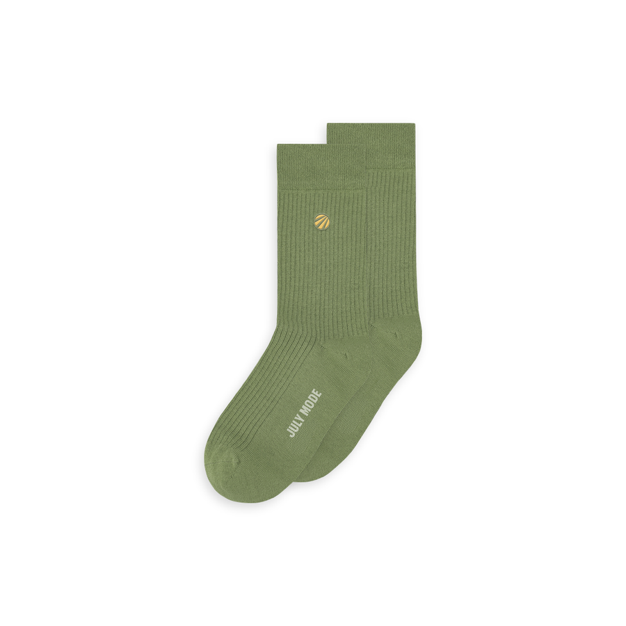 Cyprus organic cotton crew sock